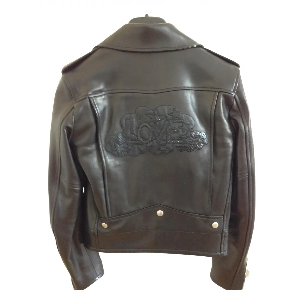 Buy Saint Laurent Leather biker jacket online