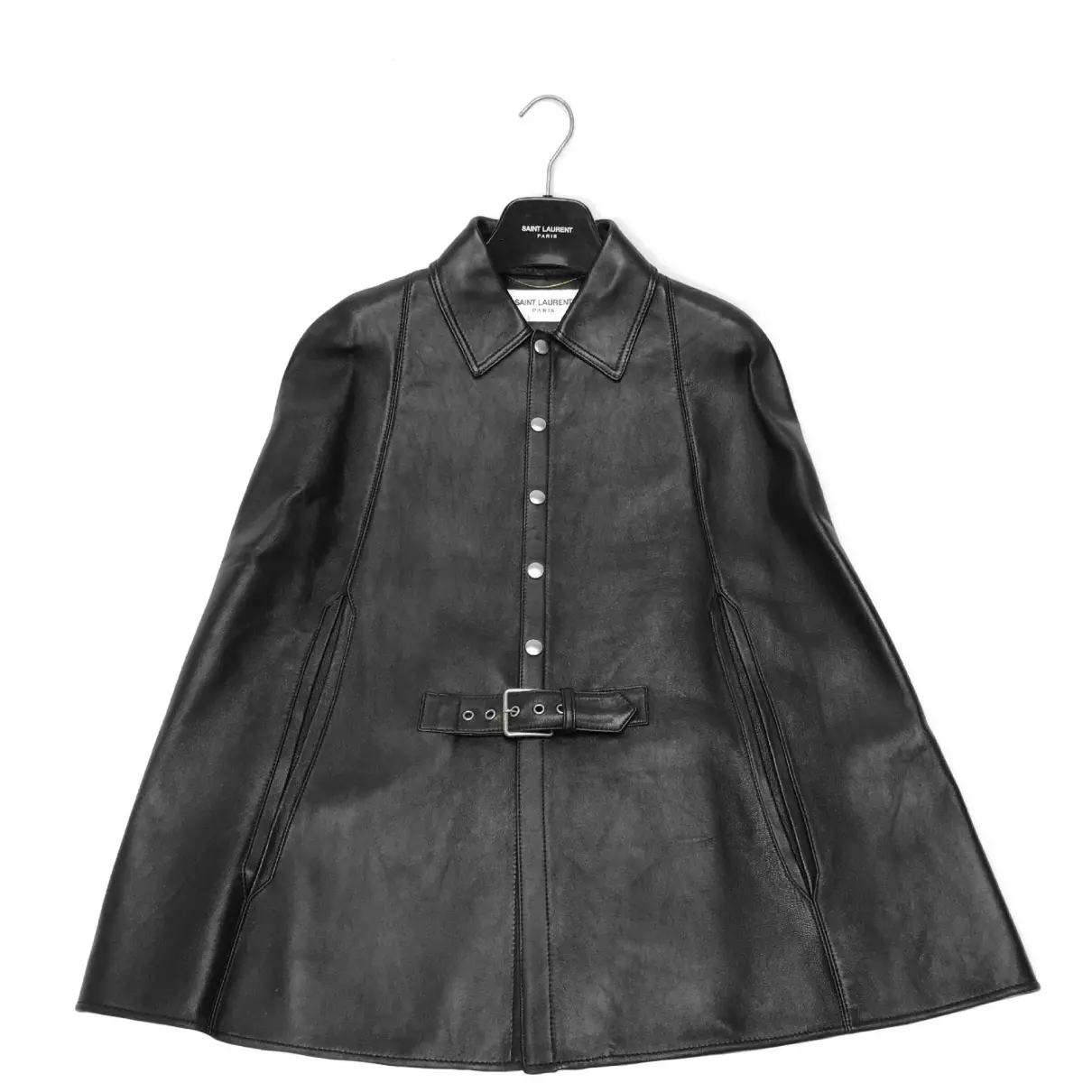 Leather coat Saint Laurent