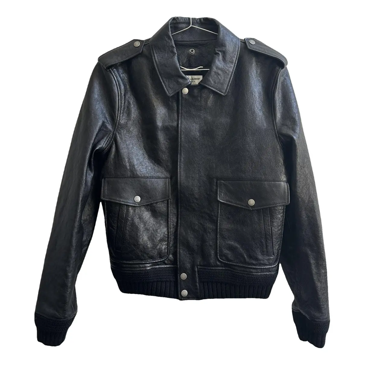 Leather jacket Saint Laurent