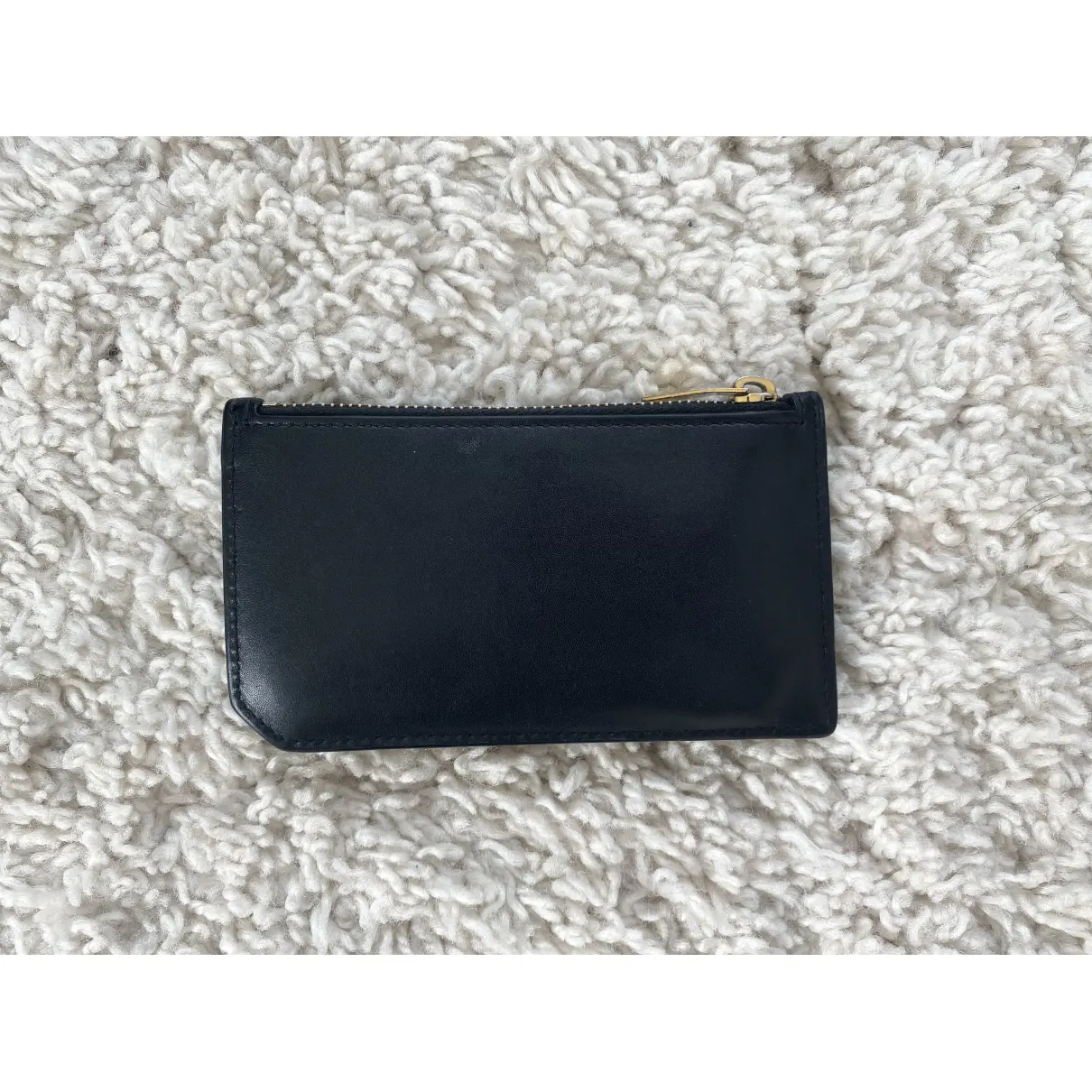 Buy Saint Laurent Leather card wallet online
