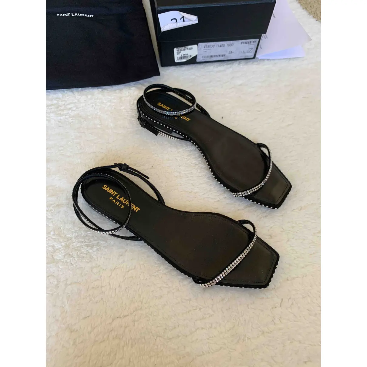 Buy Saint Laurent Leather sandal online