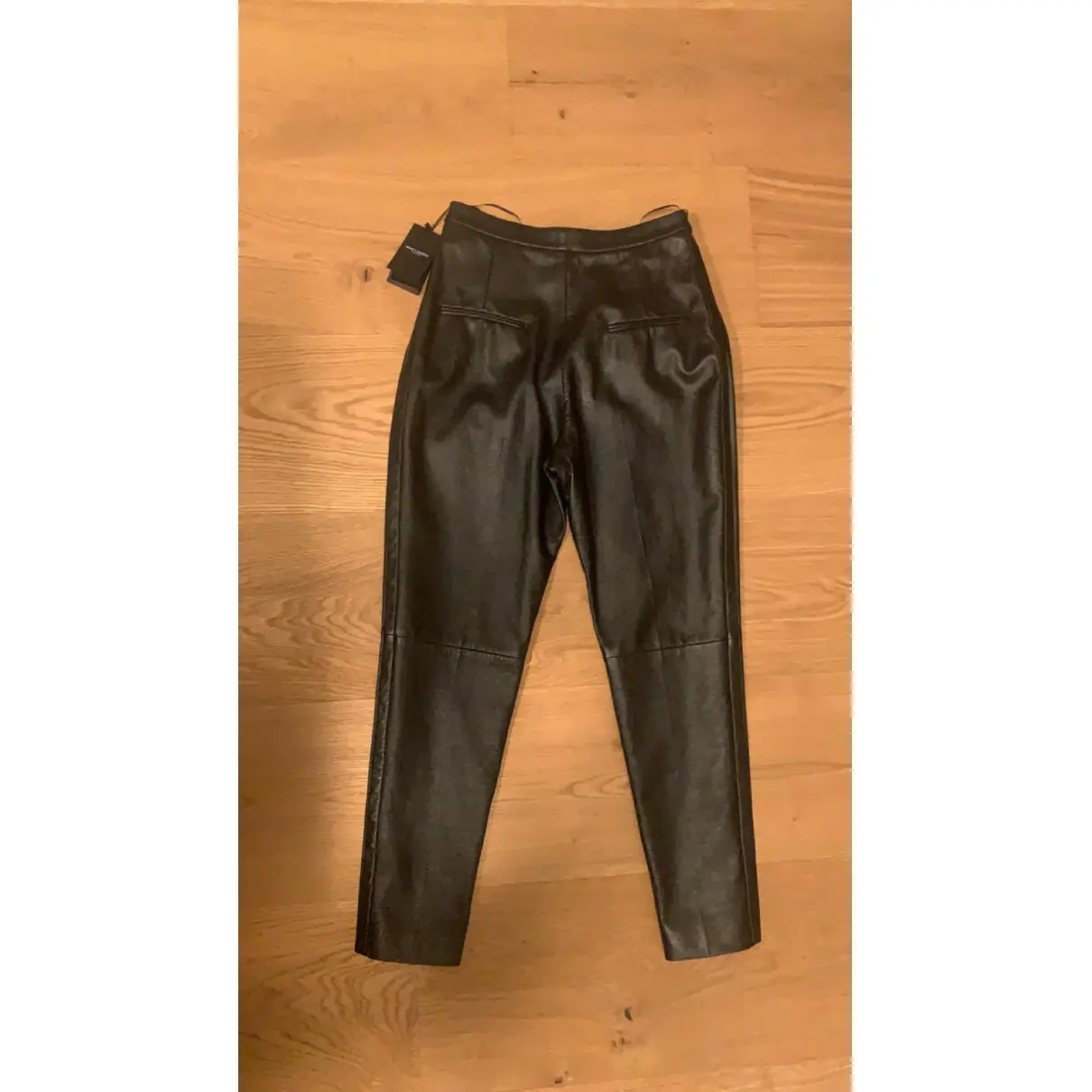 Buy Saint Laurent Leather straight pants online