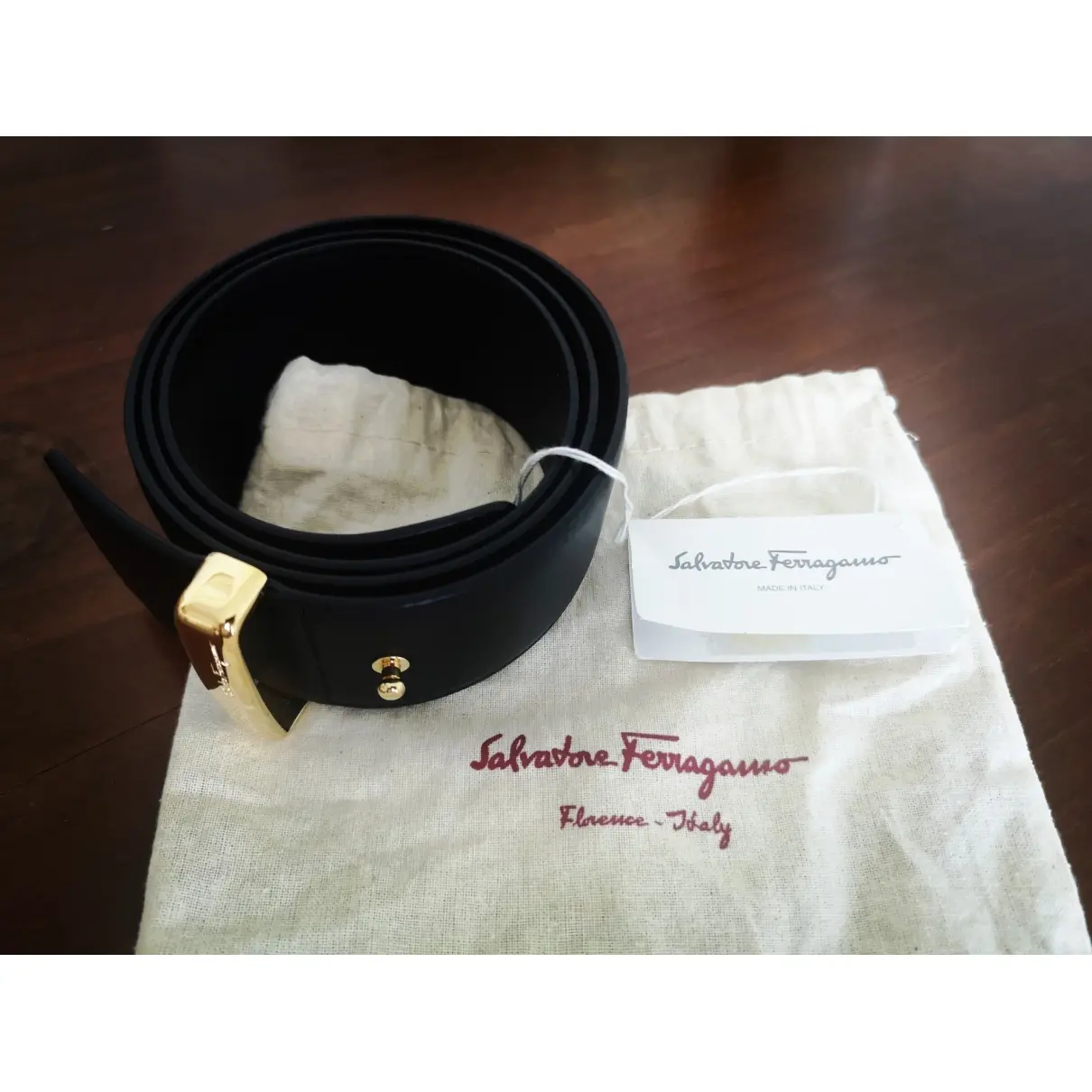 Salvatore Ferragamo Leather belt for sale