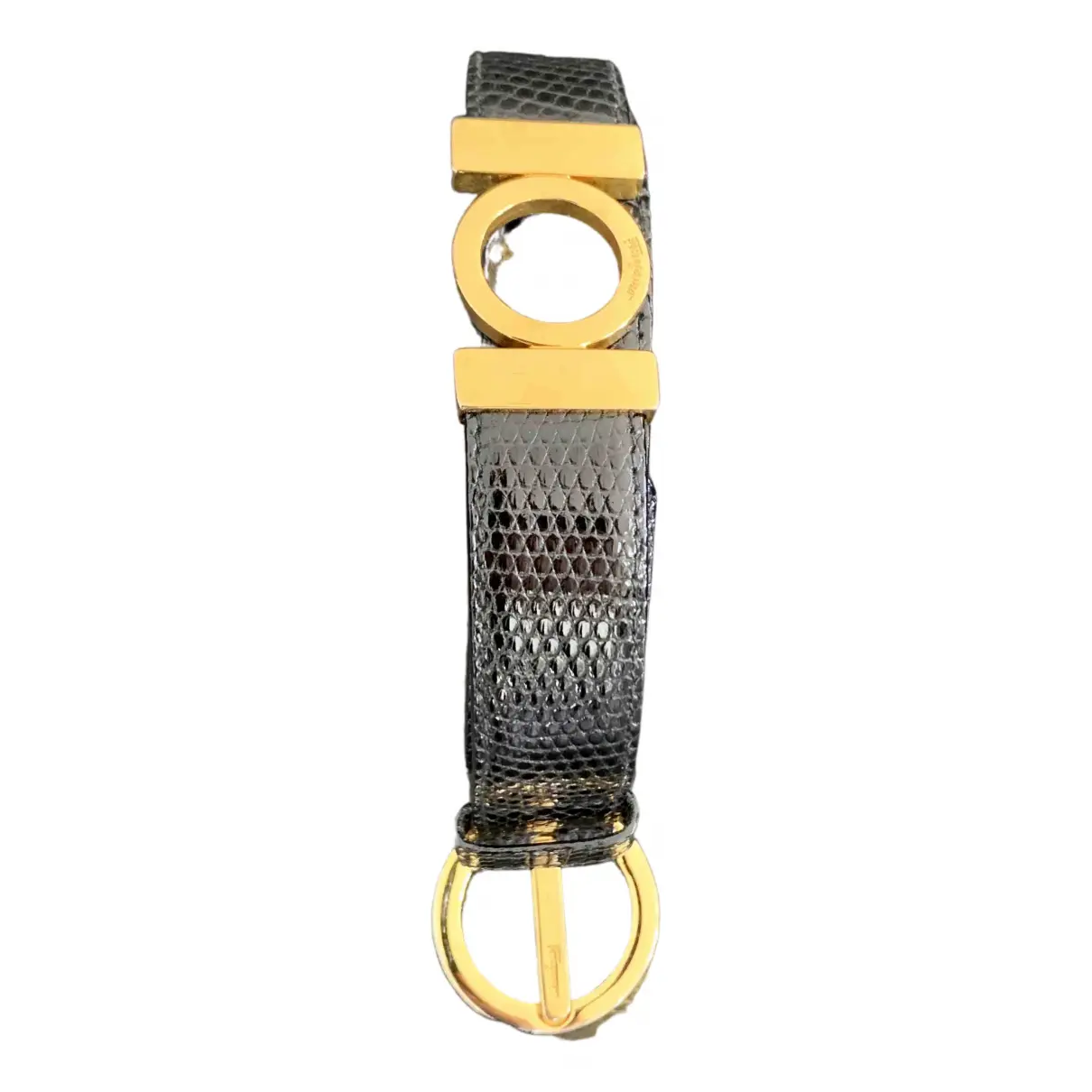 Leather belt Salvatore Ferragamo - Vintage