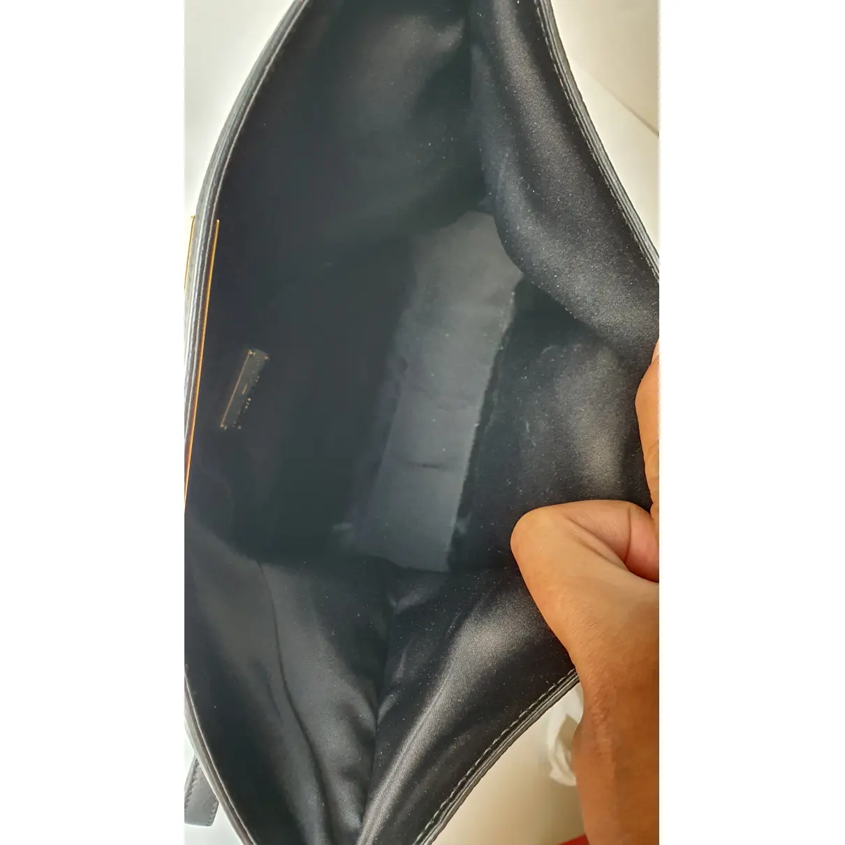 Buy Salvatore Ferragamo Leather clutch bag online