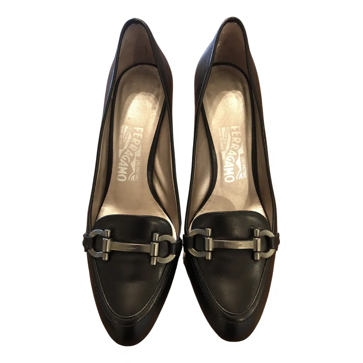 Leather heels Salvatore Ferragamo