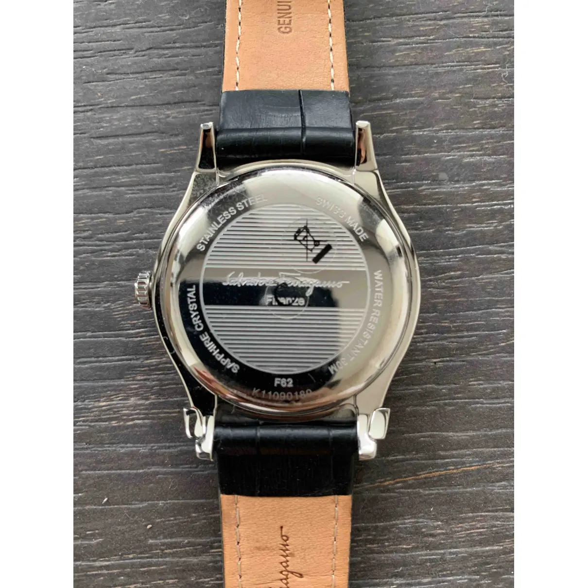 Buy Salvatore Ferragamo Leather watch online