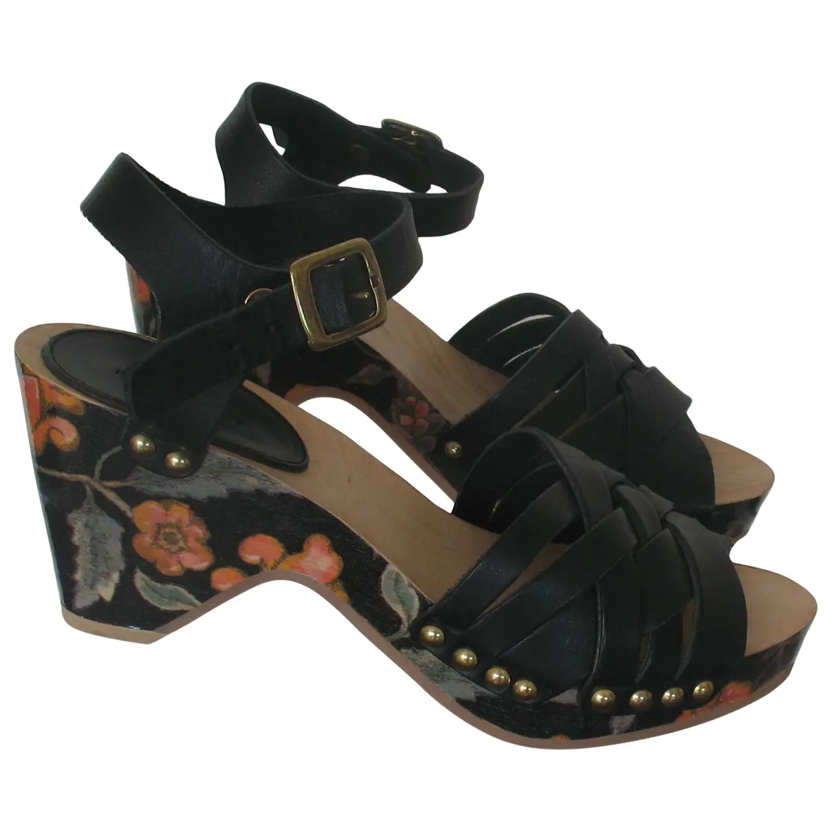 Black Leather Sandals Isabel Marant