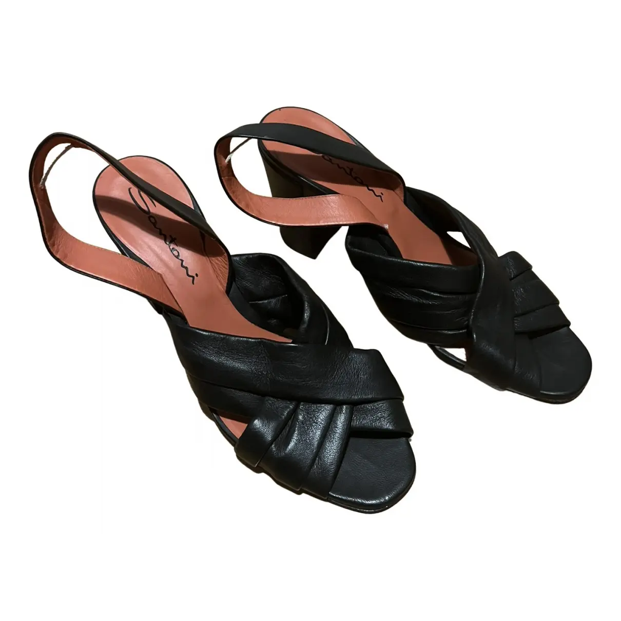 Leather sandal Santoni