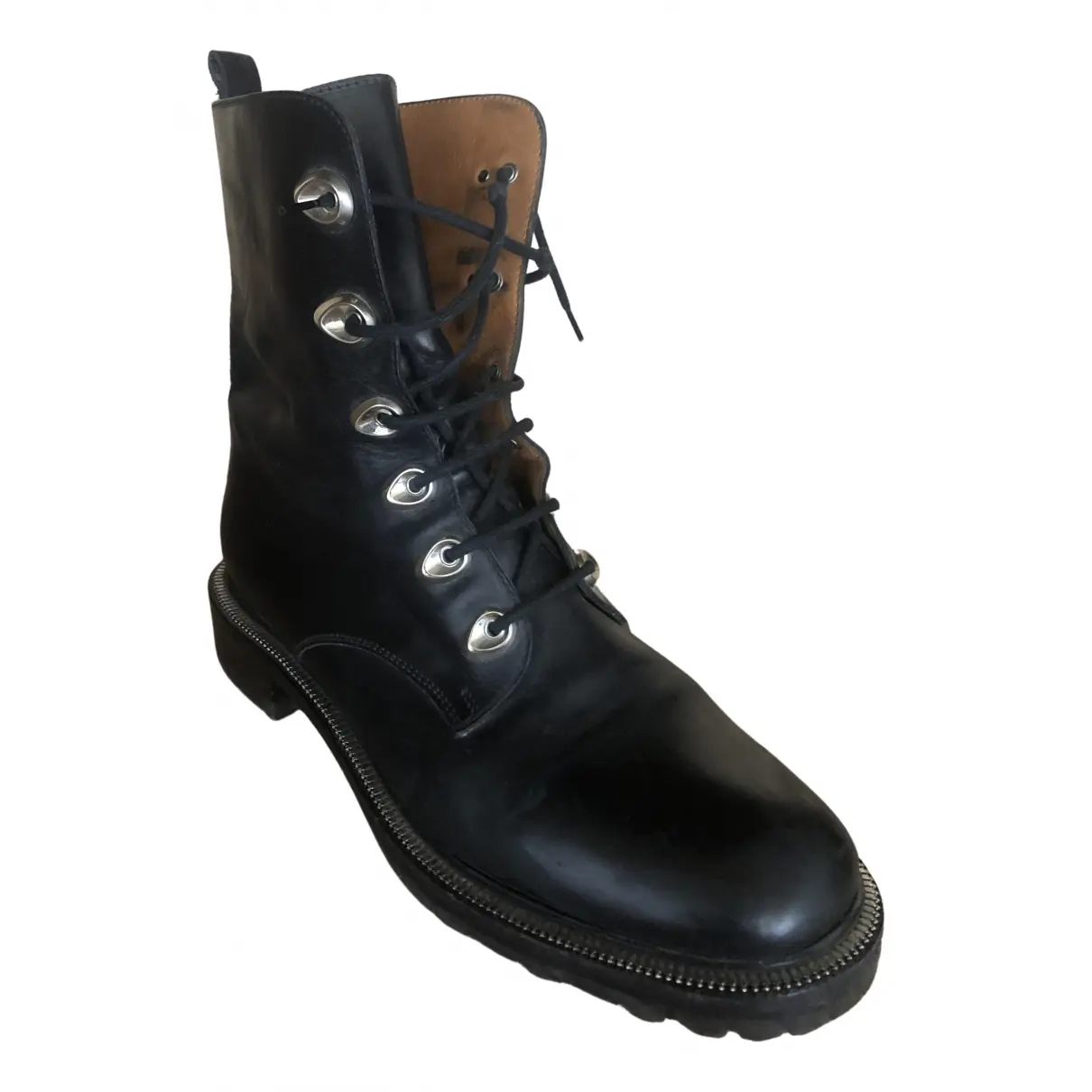 Leather lace up boots Sartore