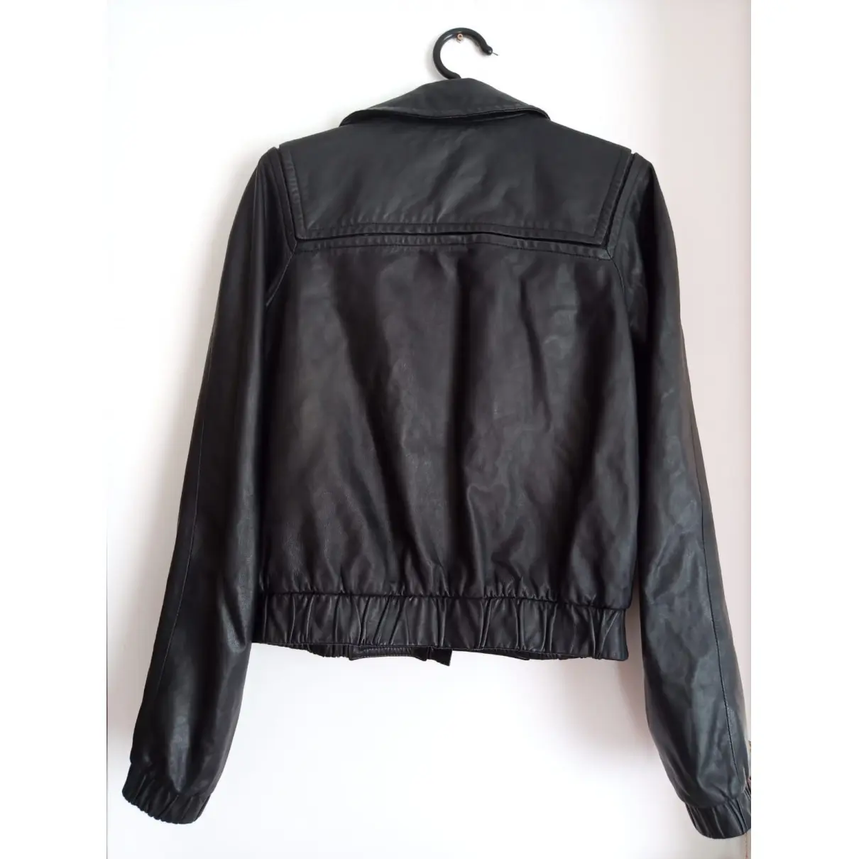 Buy See by Chloé Leather biker jacket online