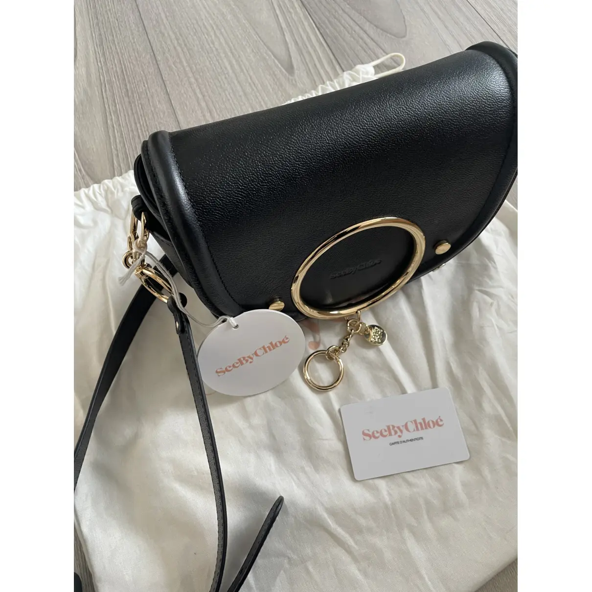 Leather crossbody bag See by Chloé