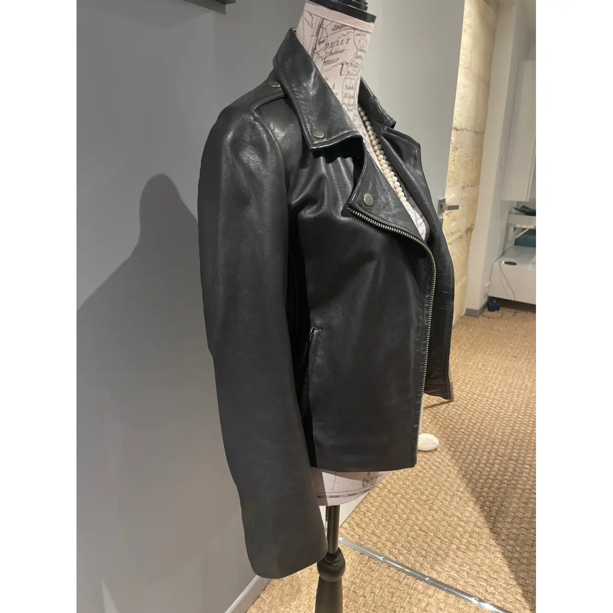 Buy SERGE PARIENTE Leather jacket online