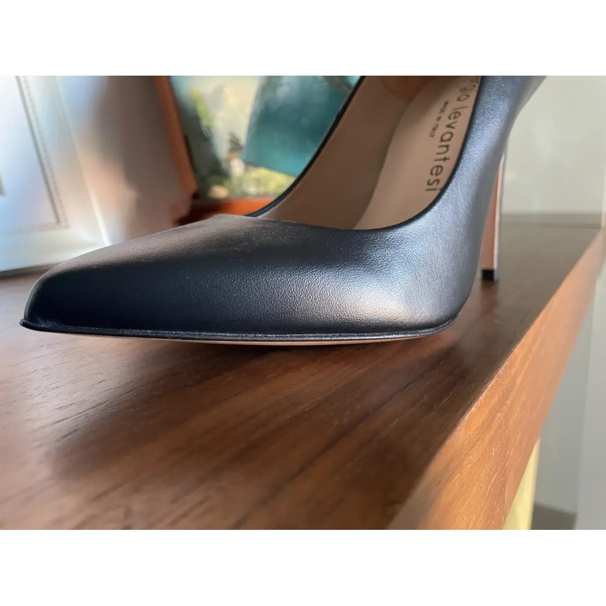 Leather heels Sergio Levantesi
