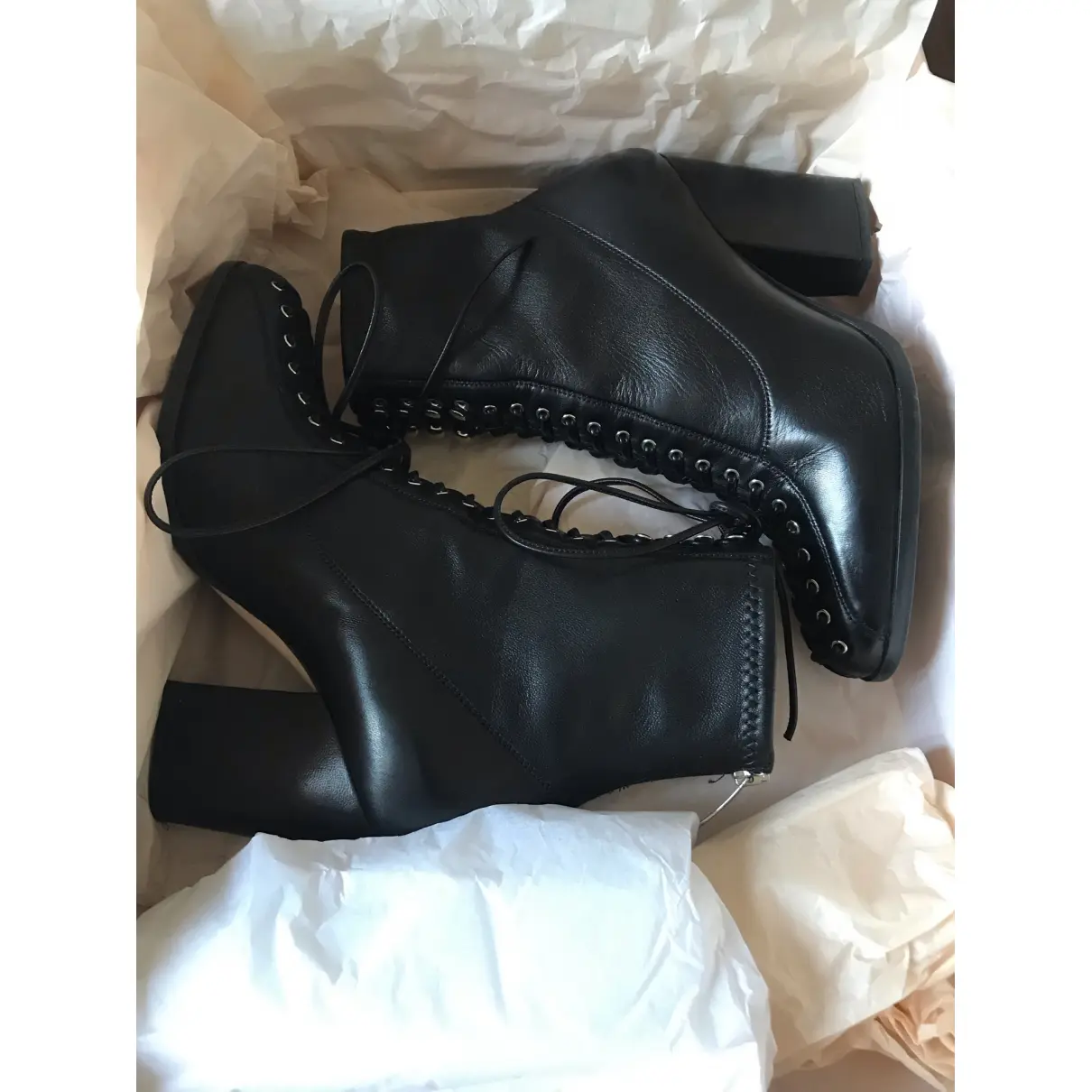 Leather ankle boots Sergio Rossi
