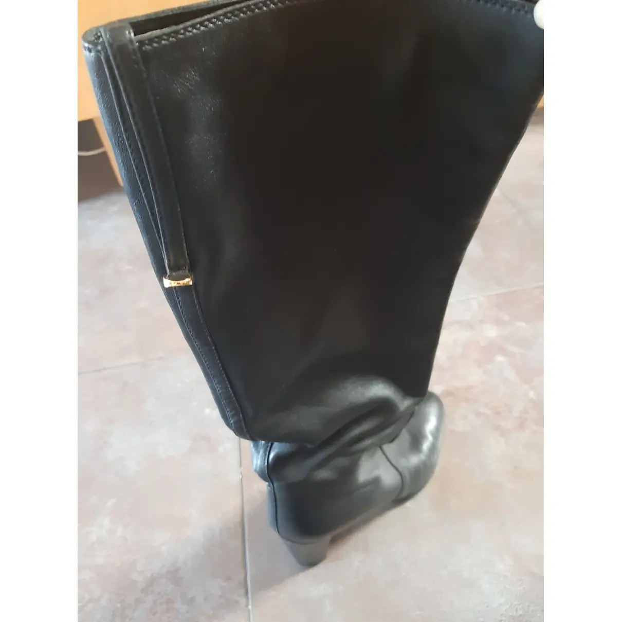 Sergio Rossi Leather boots for sale - Vintage