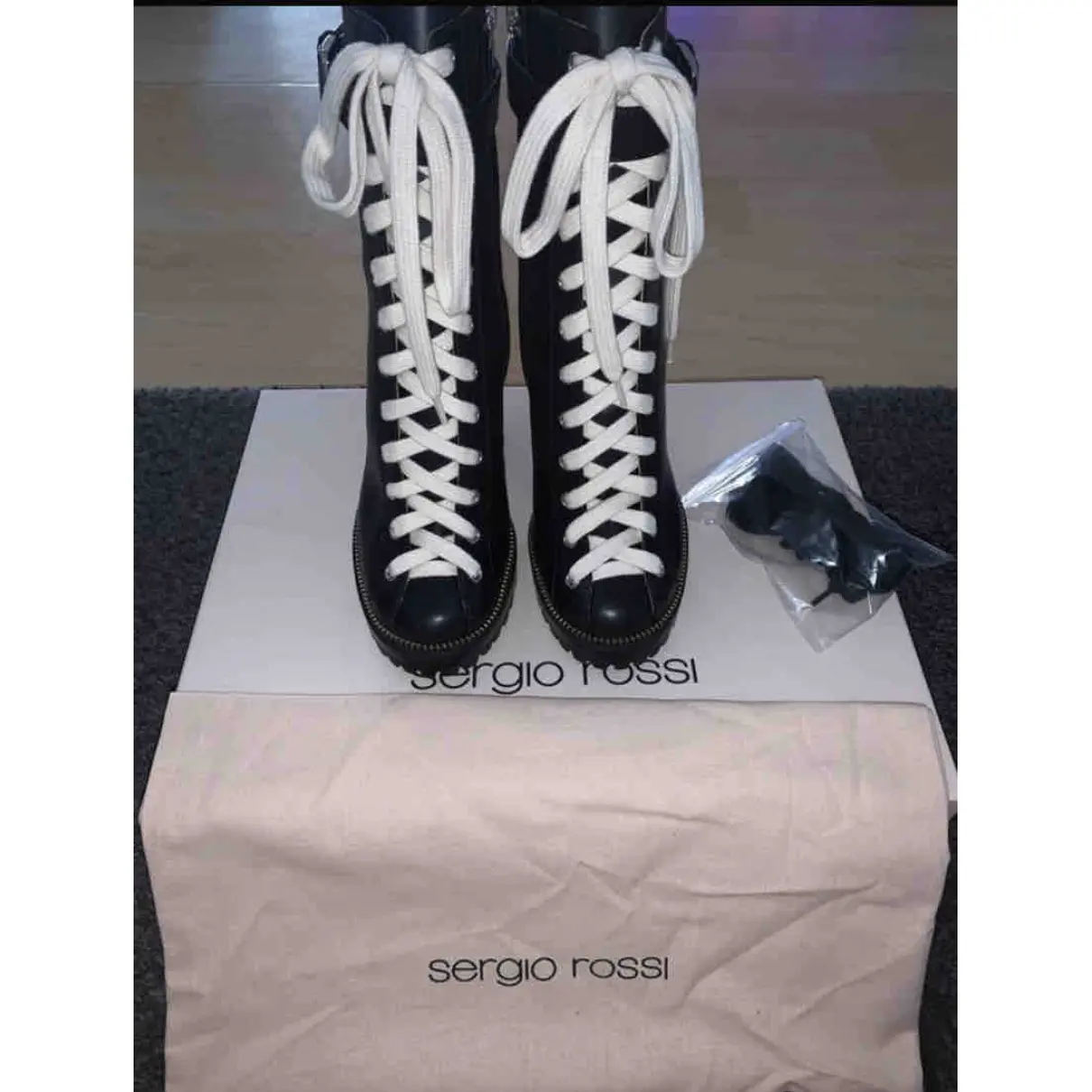 Buy Sergio Rossi Leather boots online