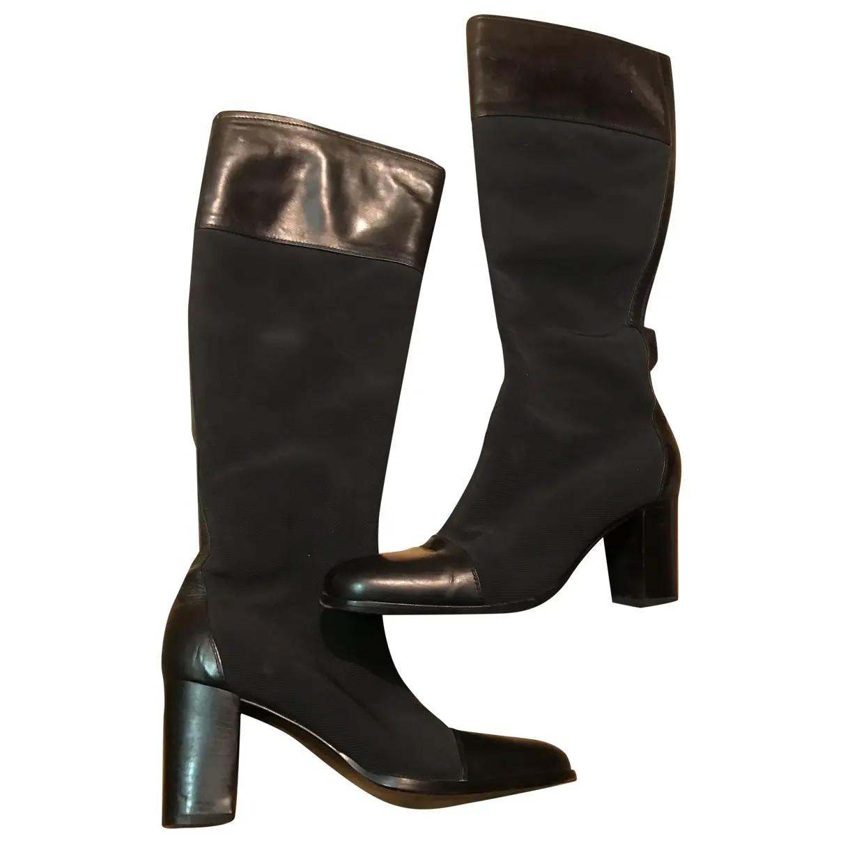 Leather boots Sergio Rossi - Vintage