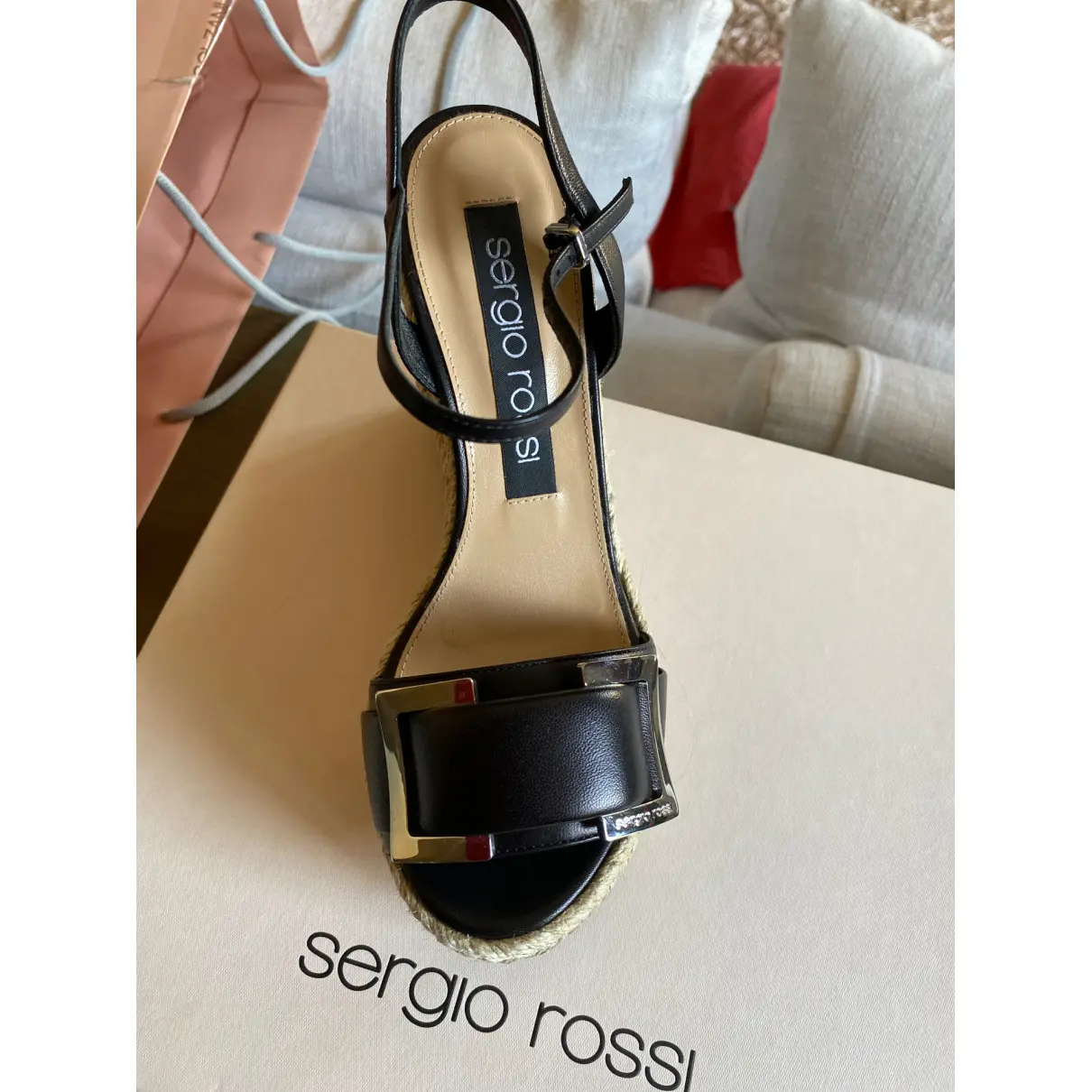 Leather espadrilles Sergio Rossi