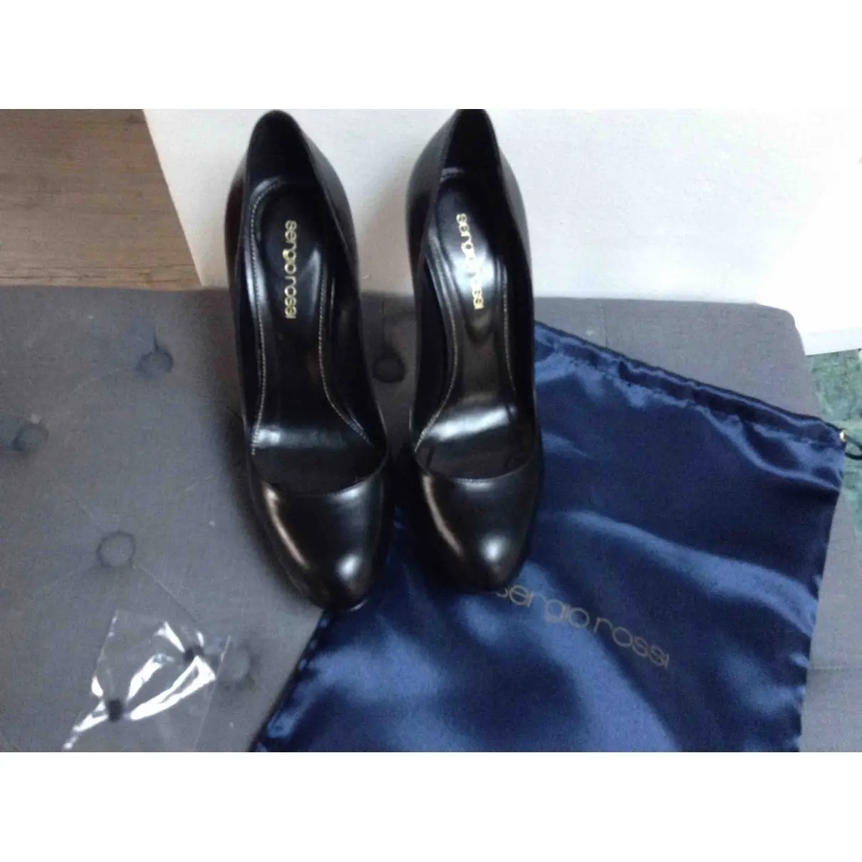 Sergio Rossi LEATHER PUMPS for sale