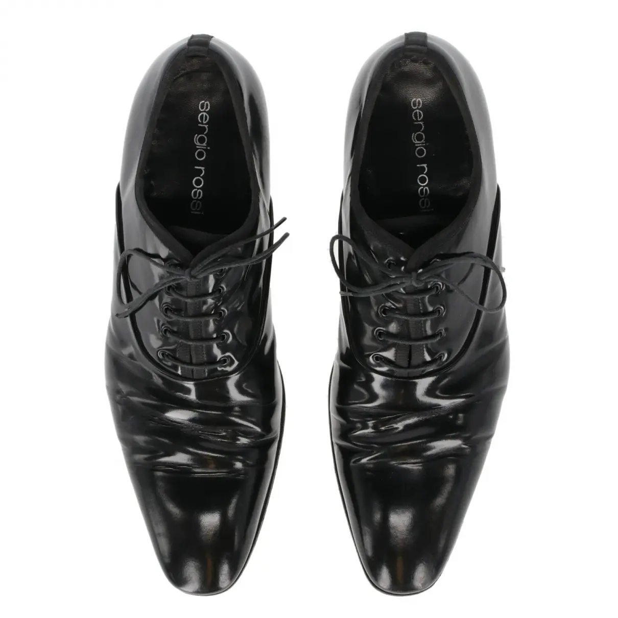 Leather lace ups Sergio Rossi - Vintage