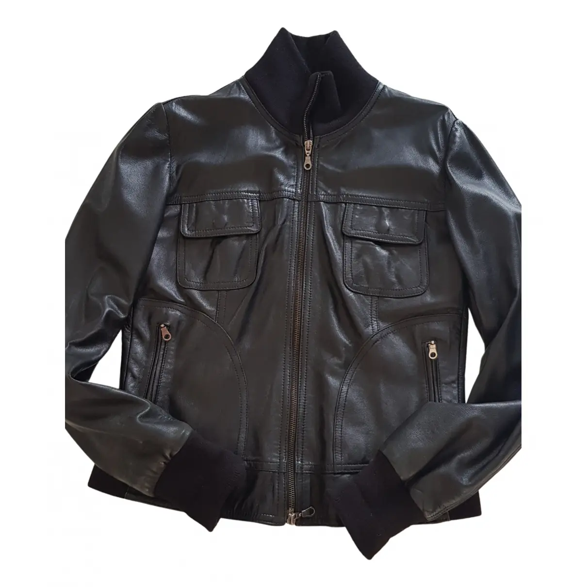 Leather short vest Seventy