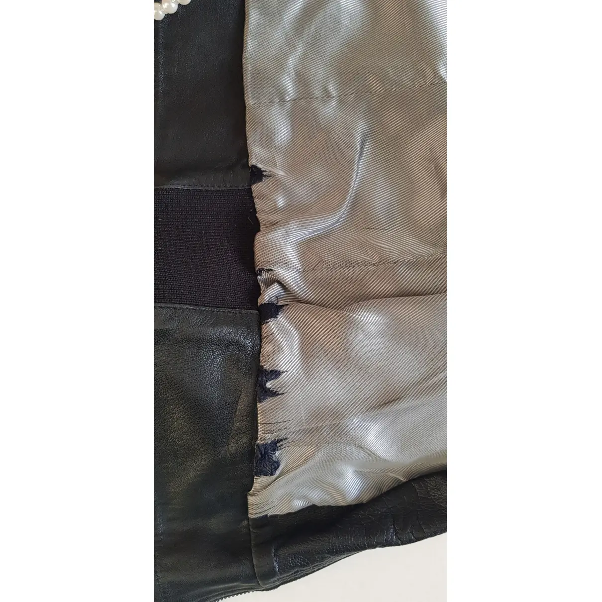 Leather short vest Seventy