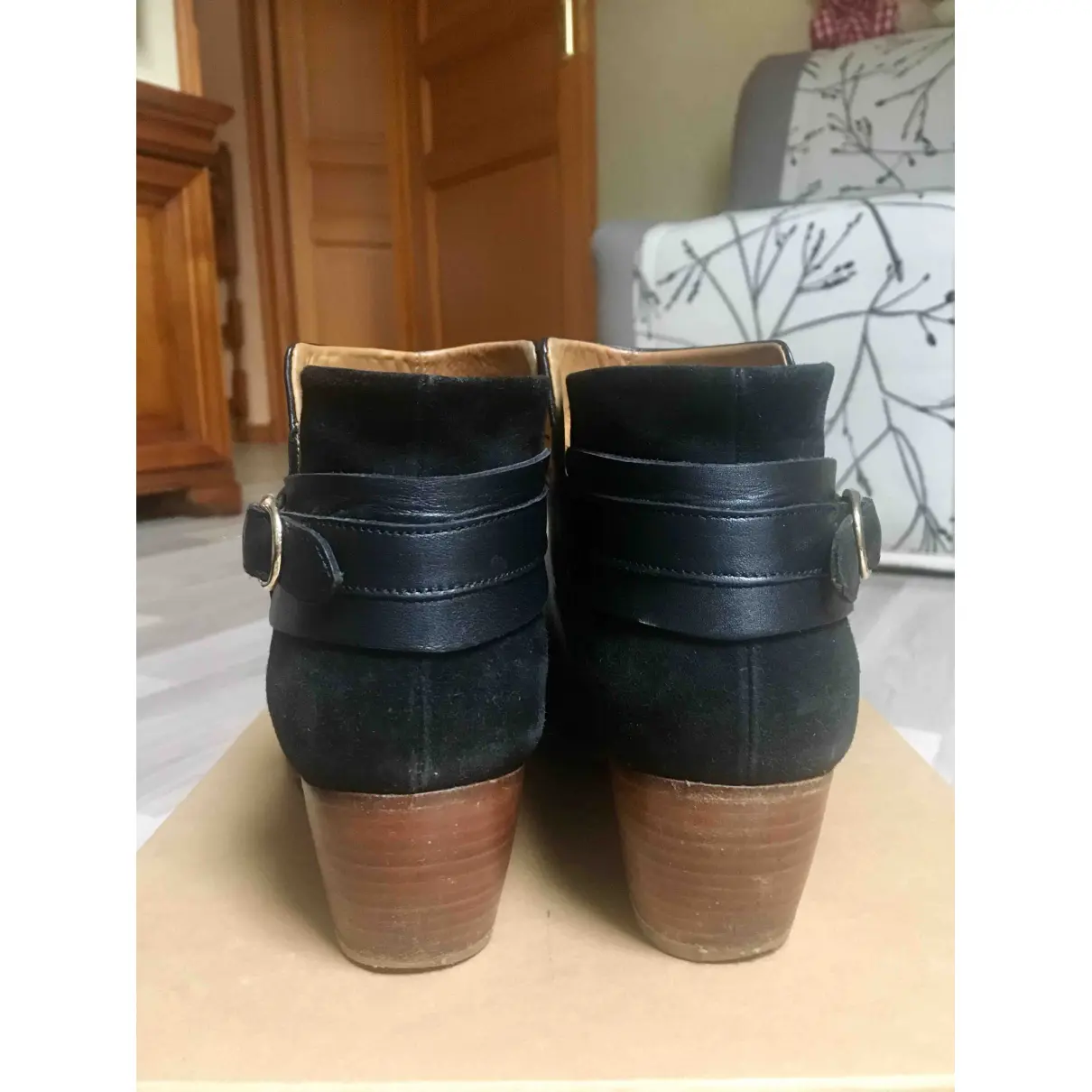 Leather ankle boots Sézane