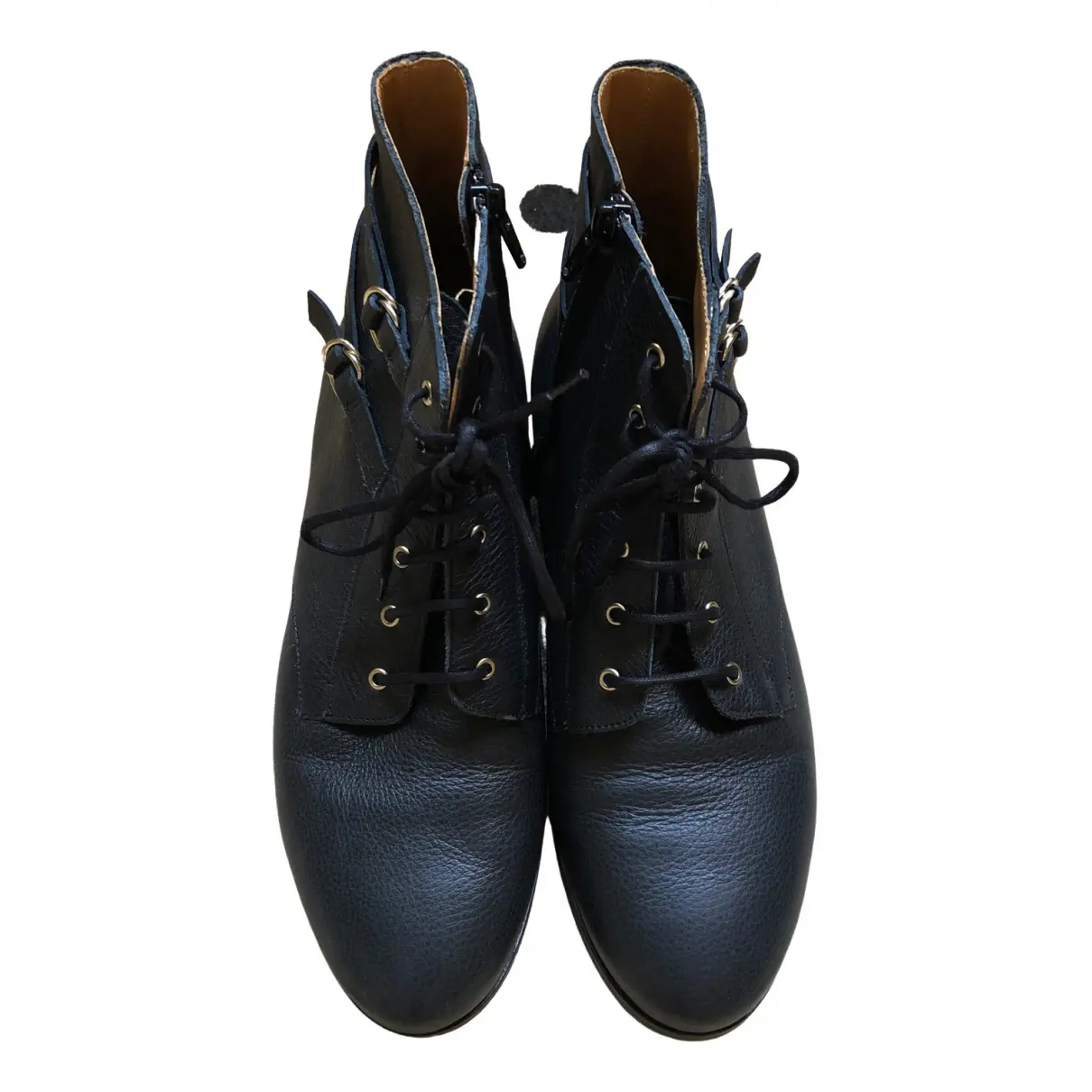 Leather lace up boots Sézane