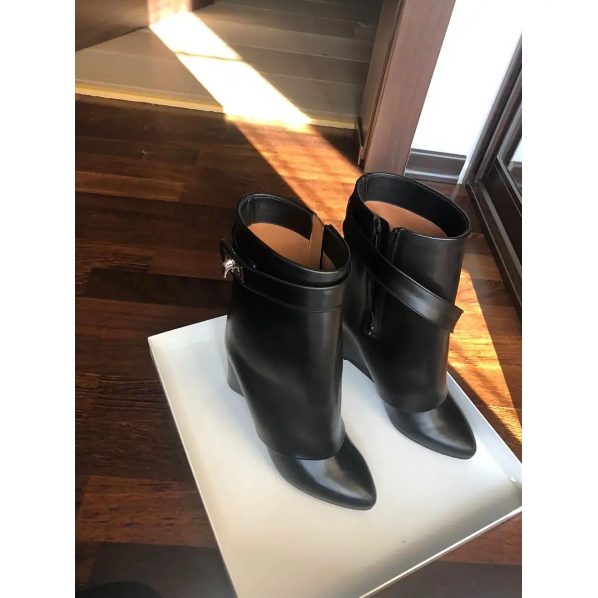 Buy Givenchy Shark leather boots online