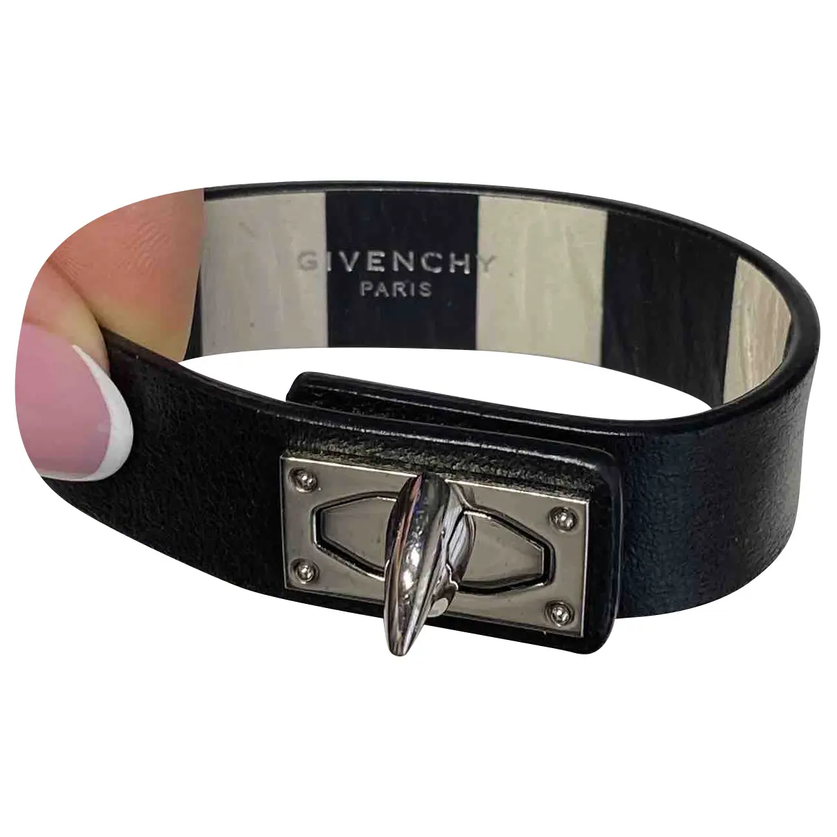 Shark leather bracelet Givenchy
