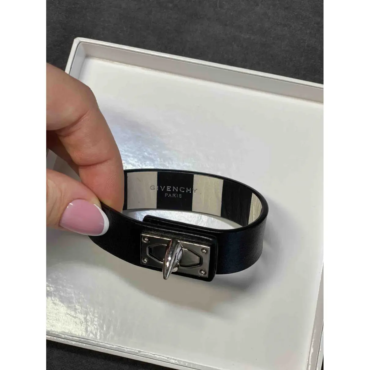 Buy Givenchy Shark leather bracelet online