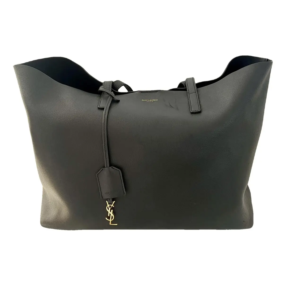 Shopping leather tote