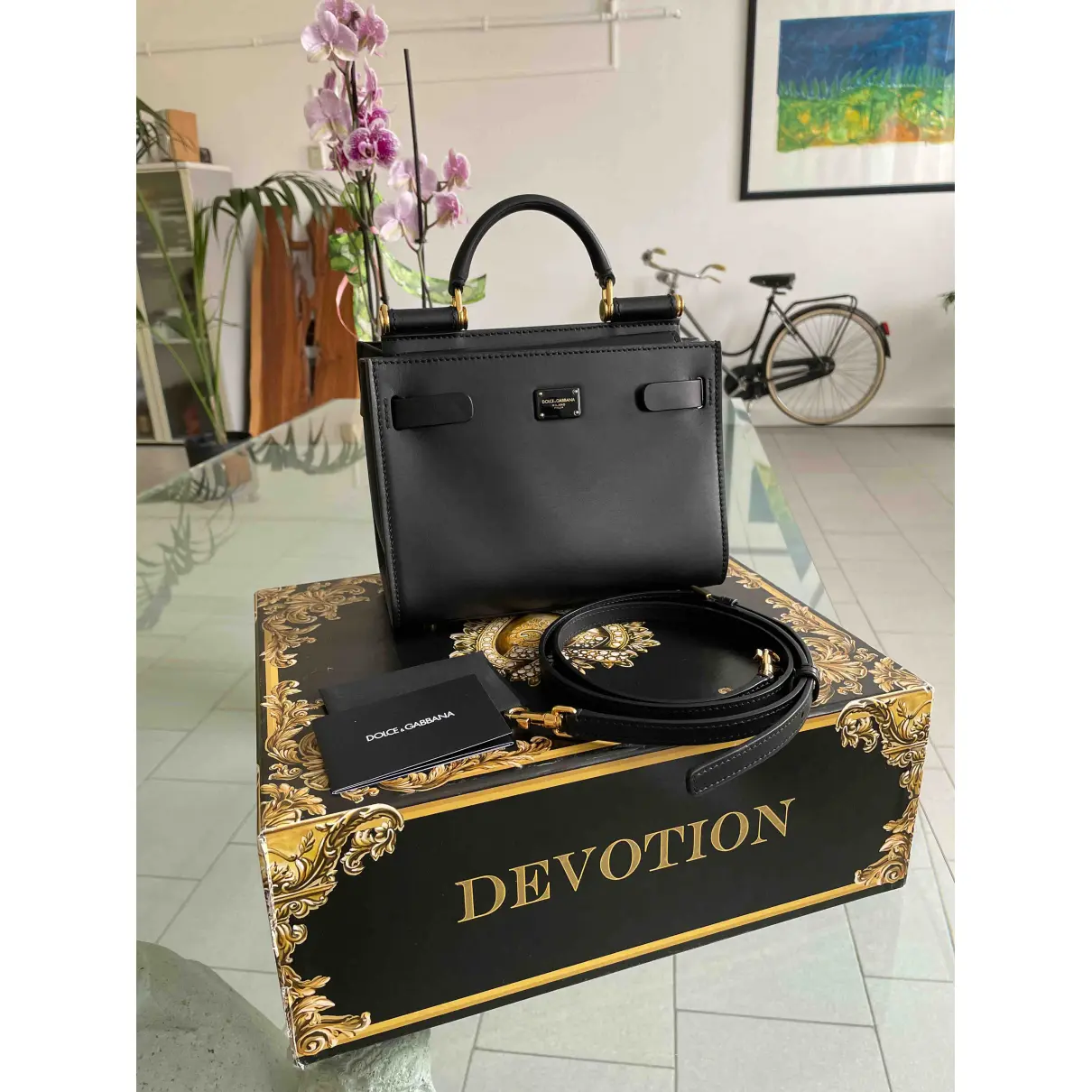 Sicily 62 leather handbag Dolce & Gabbana