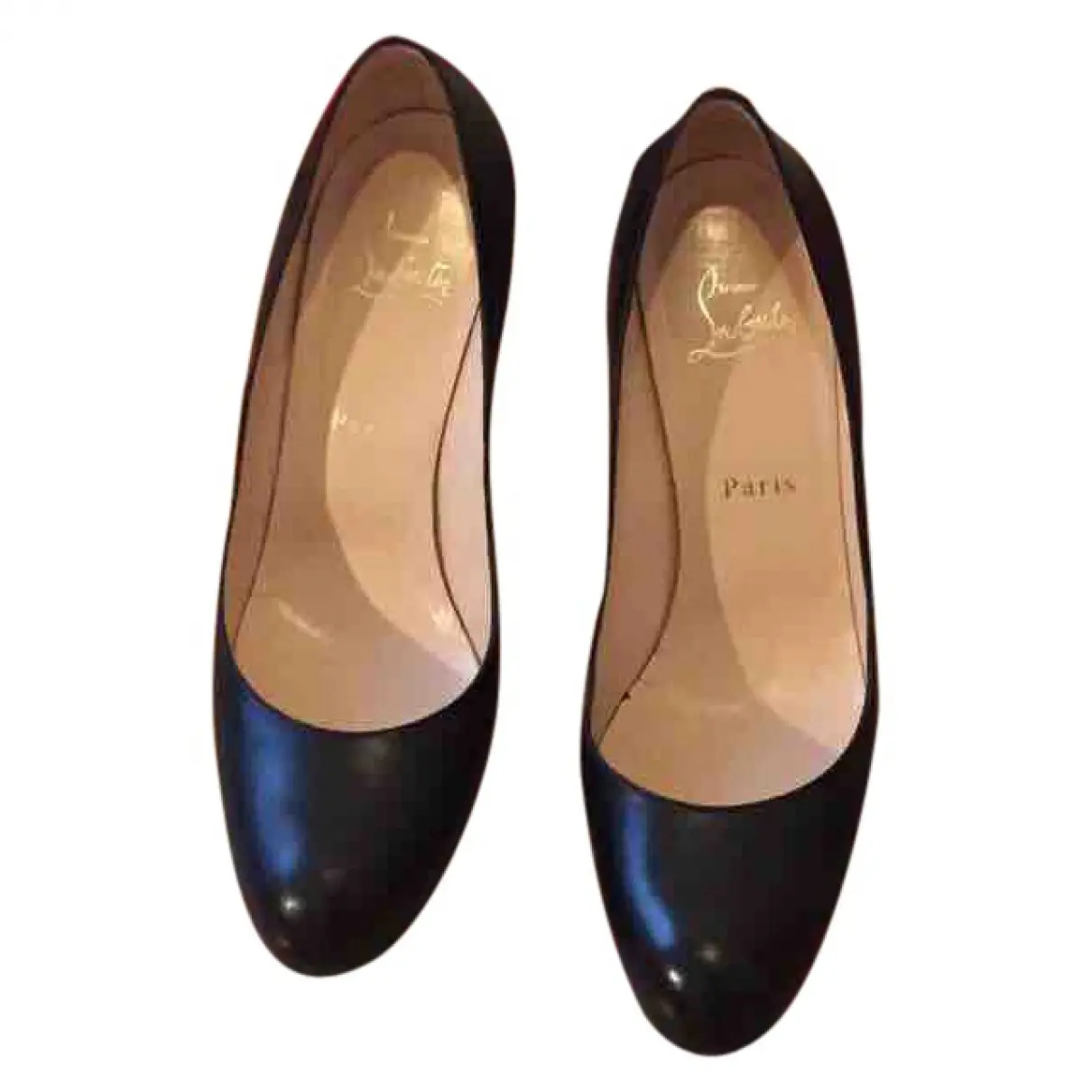SImple pump leather heels Christian Louboutin