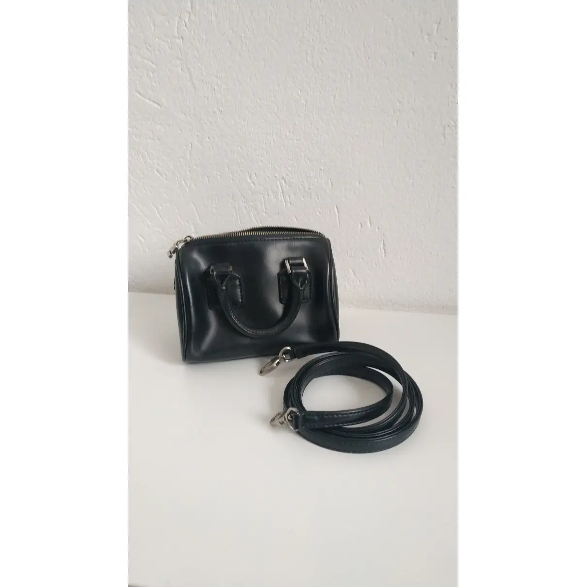Leather handbag SISLEY