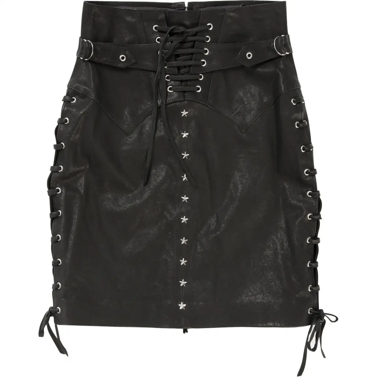 Black Leather Skirt Isabel Marant