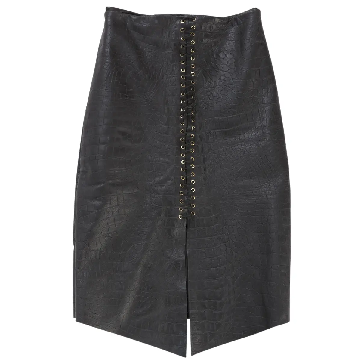 Black Leather Skirt Tessa Brasier
