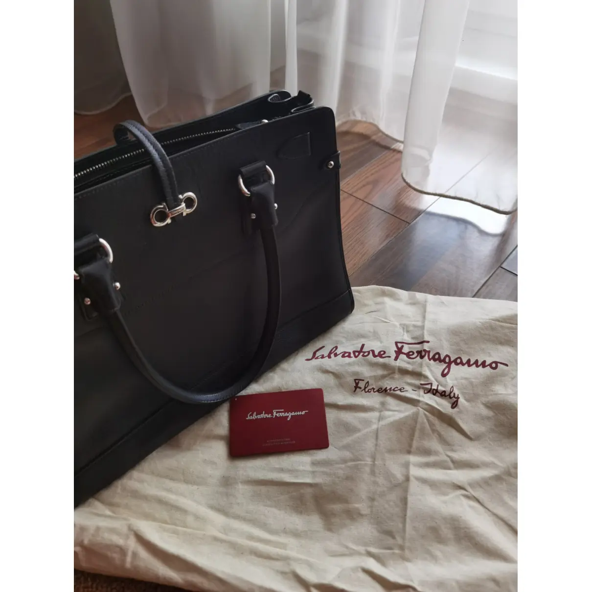 Buy Salvatore Ferragamo Sofia leather handbag online