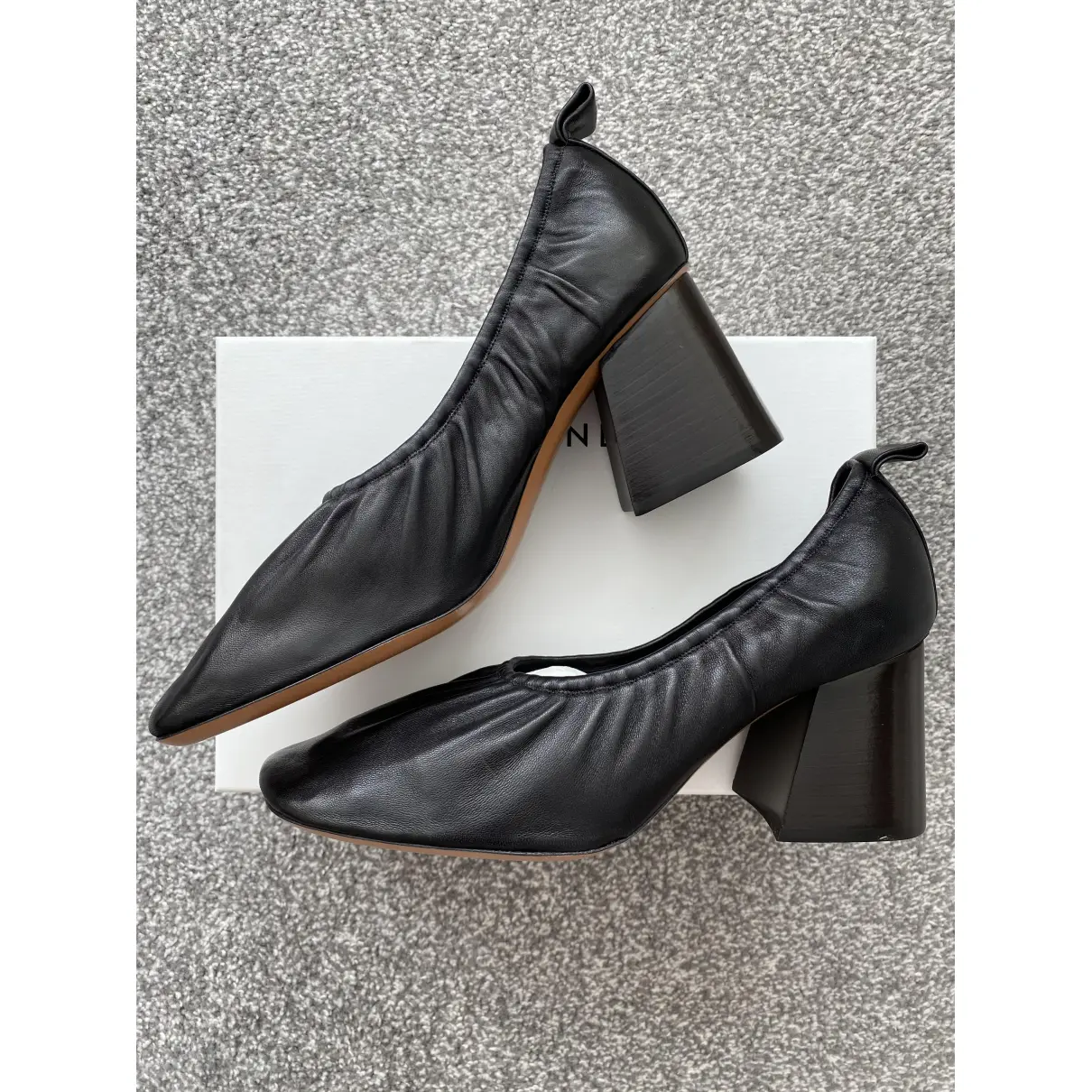 Buy Celine Soft Ballerina leather heels online