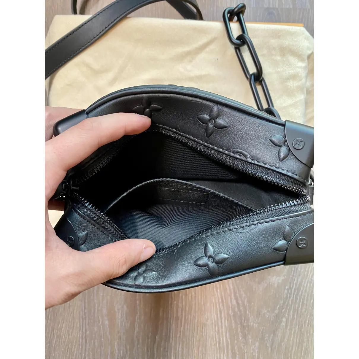 Soft trunk mini leather bag Louis Vuitton