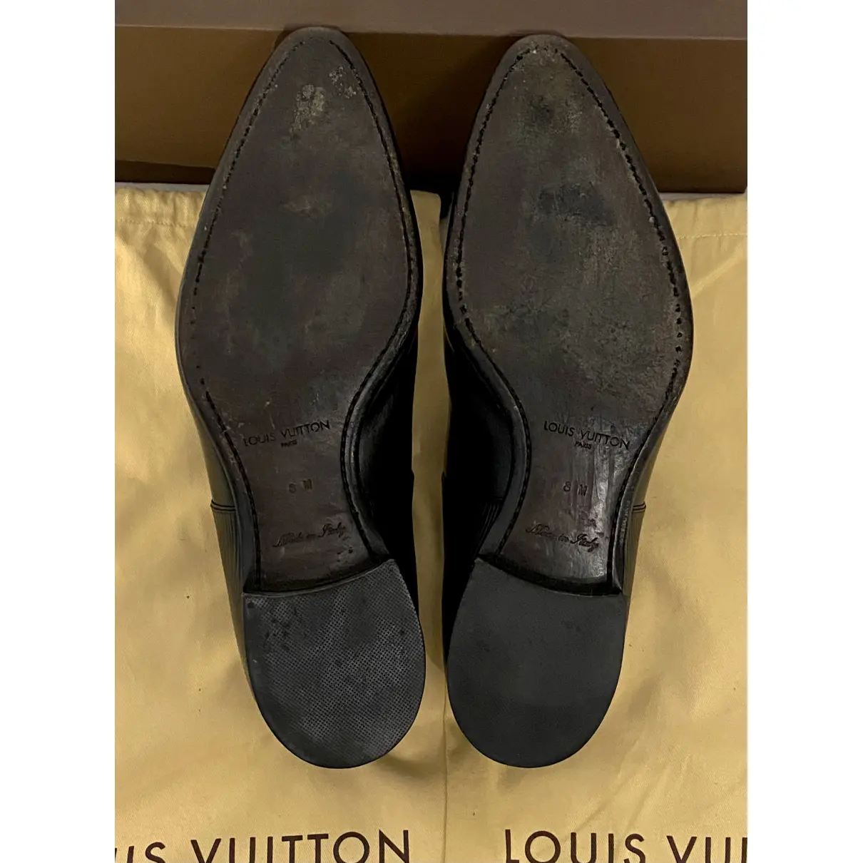 Solférino leather lace ups Louis Vuitton