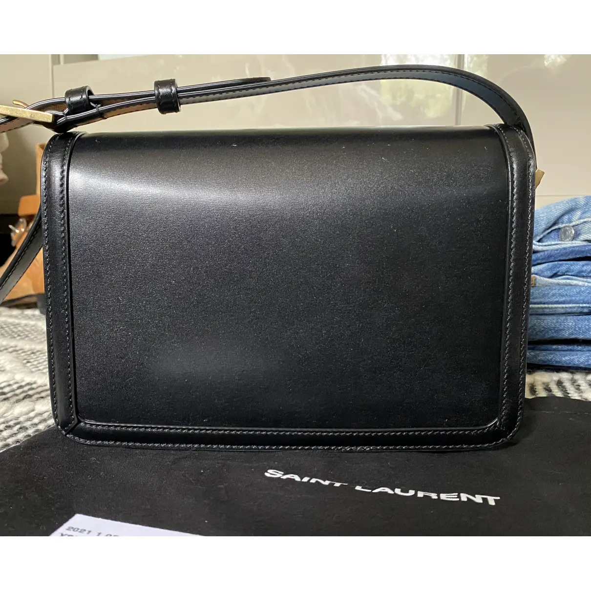 Buy Saint Laurent Solférino leather handbag online