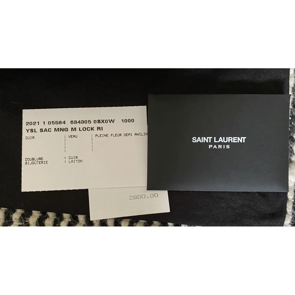 Solférino leather handbag Saint Laurent