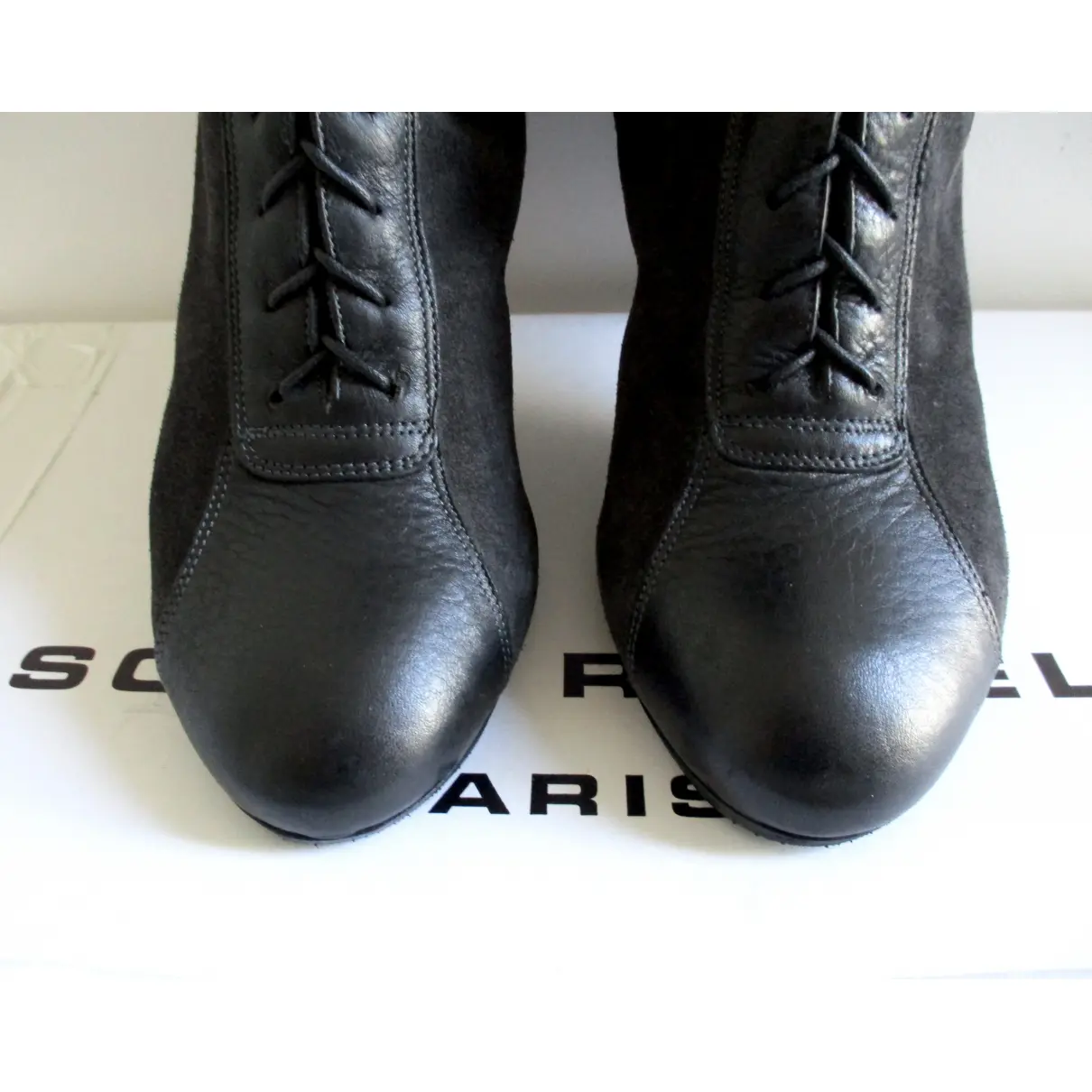 Leather lace up boots Sonia Rykiel - Vintage