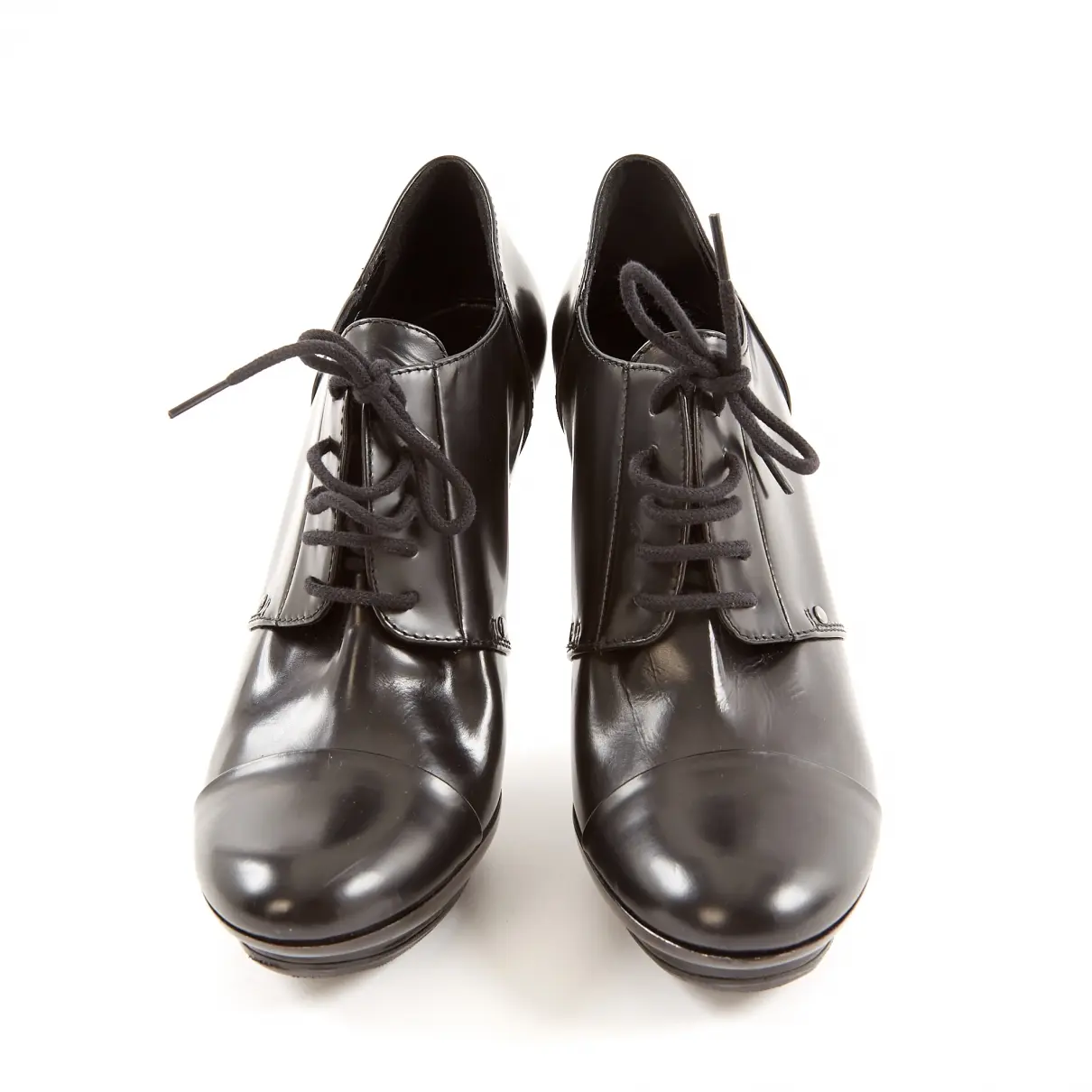 Buy Sonia Rykiel Leather lace up boots online - Vintage