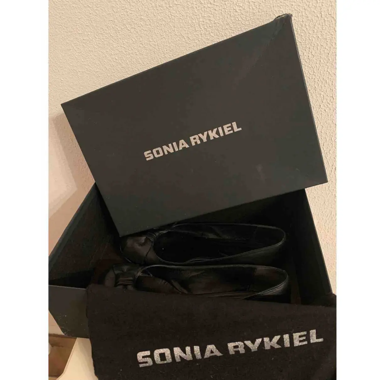 Leather ballet flats Sonia Rykiel - Vintage