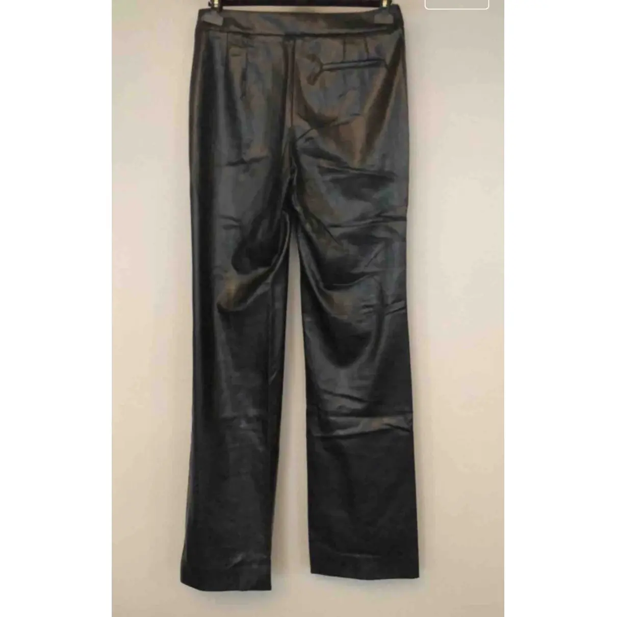 Buy Sonia Rykiel Leather straight pants online