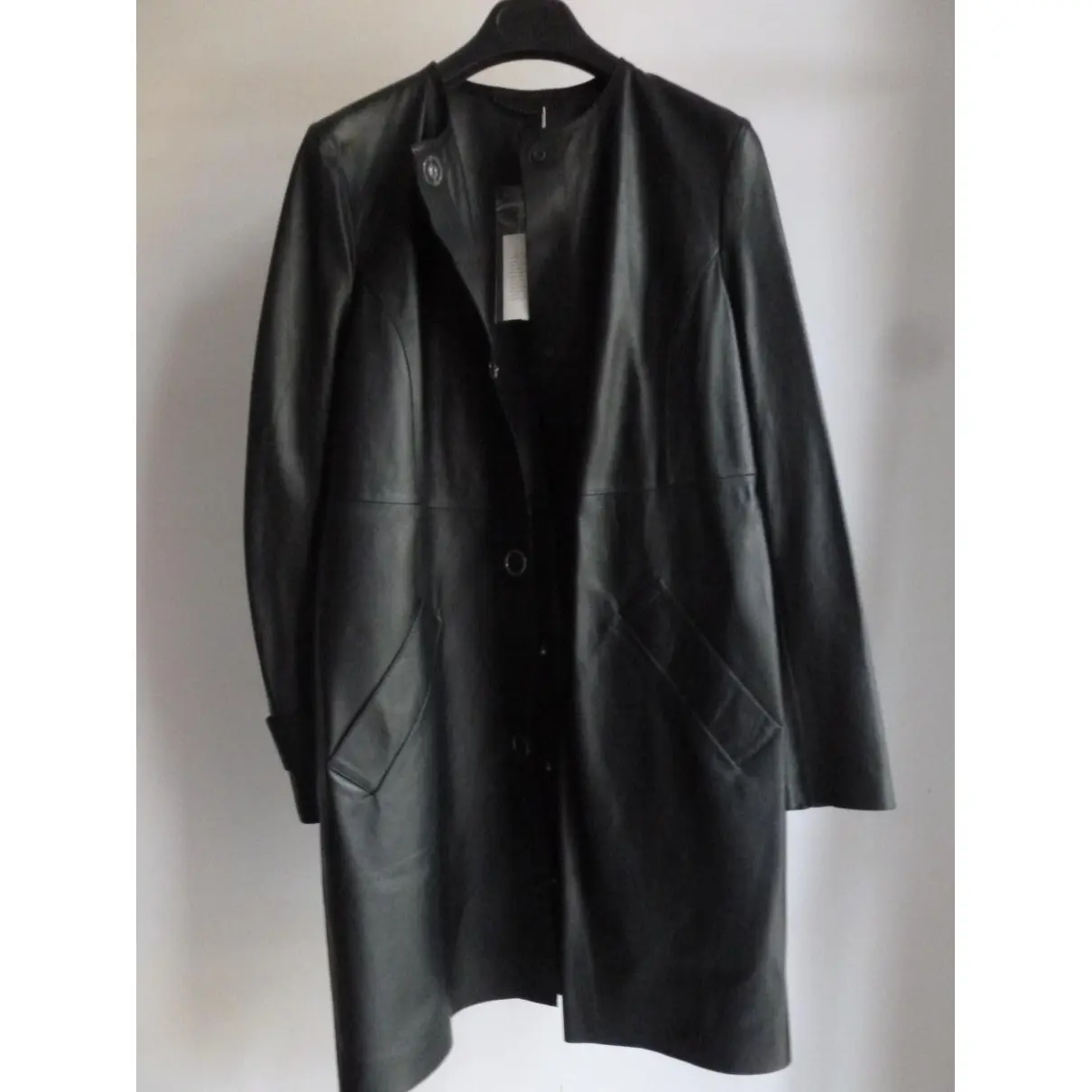 Leather coat Sportmax