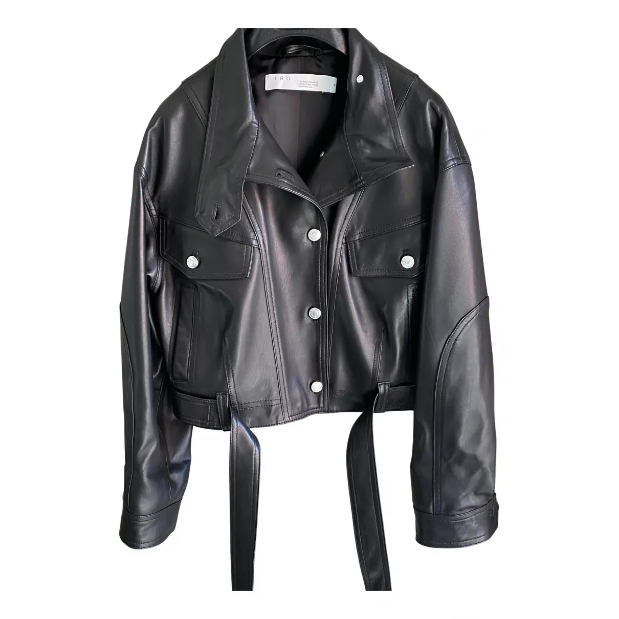 Spring Summer 2020 leather biker jacket Iro